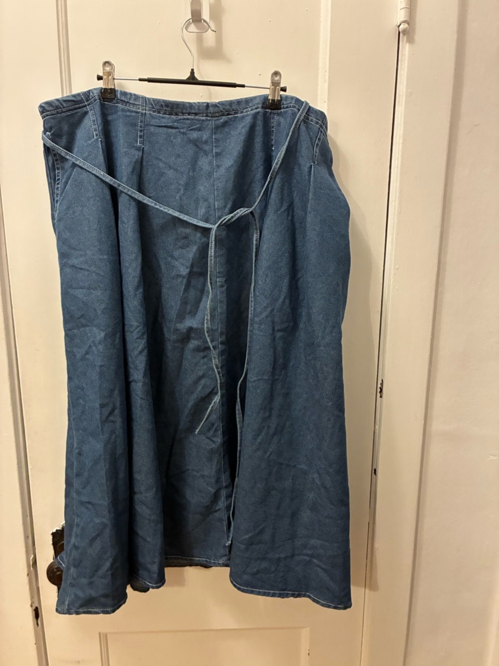 Cider Blue Midi Denim Skirt